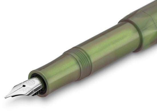 Kaweco - Bekking & Blitz - Schrijfwarenset - NOTEBOOK KLEIN 9,5X15 harde kaft groen - Vulpen Shadow Green Fine - Met doosje vullingen