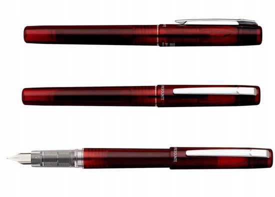 Platinum Prefounte Vulpen Crimson Red M - Stijlvol Schrijven