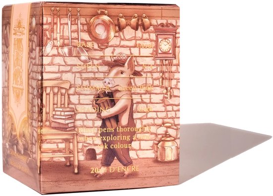 Ferris Wheel - Schrijfinkt - 20ml - FerriTales | The Three Little Pigs - Oinking Embers - bruin