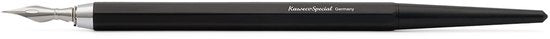 Kaweco - Fountain Pen - Special Dip Pen Black - in vintage blik - Potje inkt Ruby Red 60cc