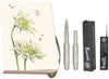 Kaweco - Bekking & Blitz - Schrijfwarenset - NOTEBOOK KLEIN 9,5X15 harde kaft groen - Rollerbal Light Green - vullingen