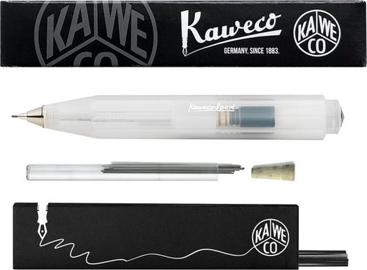 Kaweco - Vulpotlood 0,7 - Frosted Sport - Coconut (Natural) - Met doosje vullingen in glazen tube