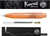 Kaweco - Vulpotlood 0,7 - Frosted Sport - Soft Mandarin - Met doosje vullingen in glazen tube