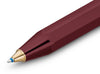 Kaweco - Balpen - Classic Sport - Aubergine - Met doosje Balpenvullingen MEDIUM ROOD