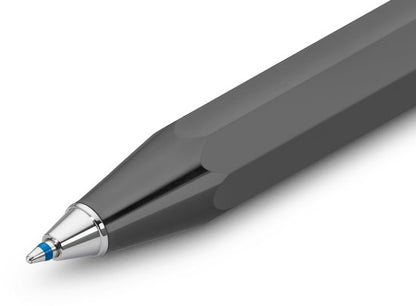 Kaweco - Balpen - Skyline Sport - Grey (Grijs) - Met doosje Balpenvullingen MEDIUM ROOD