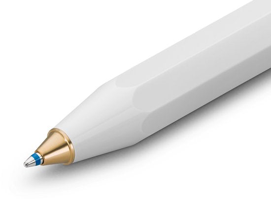 Kaweco - Cadeau - pennenset - (4delig) - Etui - Vulpen Extra Breed - Balpen - Wit - doosje inktpatronen