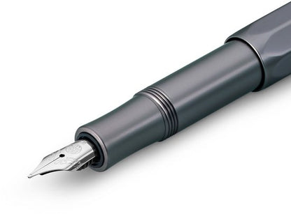 Kaweco - Fountain Pen - Sport Aluminium Grey - Extra Fine - Met extra doosje inktpatronen