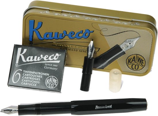 Fountain Pen - Calligraphy-Set black "S"