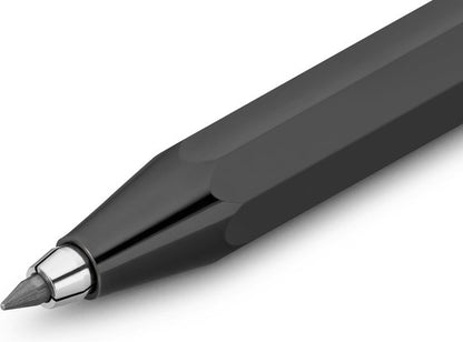 Kaweco - Vulpotlood 3,2 - Skyline Sport - Oktogonal Clip Chrome - Zwart - Met doosje vullingen Zwart - Doosje vullingen 3 kleur