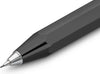 Kaweco - Vulpotlood 0,7 - Skyline Sport - Zwart - Met doosje vullingen in glazen tube