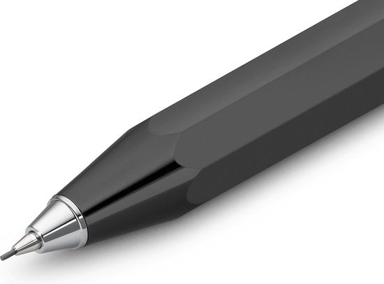 Kaweco - Vulpotlood 0,7 - Skyline Sport - Zwart - Met doosje vullingen in glazen tube
