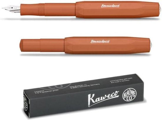 Kaweco Vulpen Sport Skyline FOX Rood Bruin (FINE)