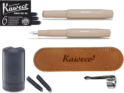 Kaweco Cadeauset (5delig) Sport Skyline Macchiato Fountain Pen - Medium