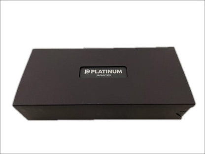Platinum - Procyon Luster - Maki-E - Cranes over Moon - Black Mist - Fountain Pen - in giftbox - Penpunt: Medium - modern Japans ontwerp - Slip & Seal Mechanisme