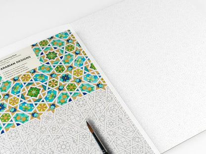 Artists' colouring book - Arabian Designs