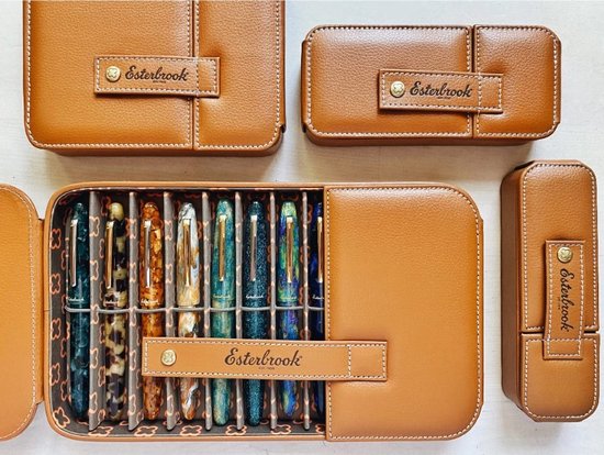 Esterbrook - British Tan Single Pen Nook - etui voor 1 pen