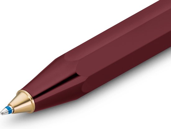 Kaweco - Balpen - Classic Sport - Aubergine - Met doosje Balpenvullingen MEDIUM Blauw