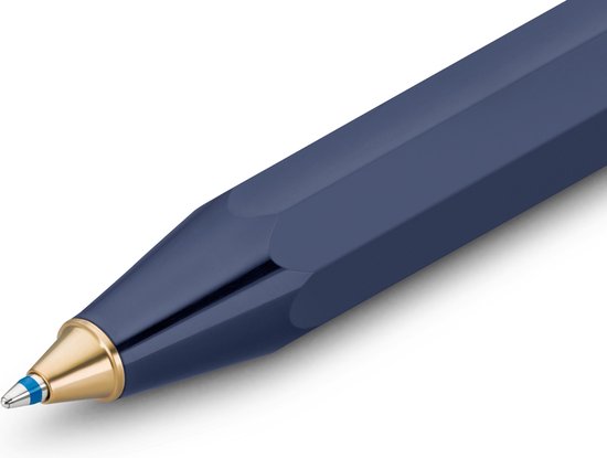 Kaweco - Balpen - Classic Sport - Blauw - Met doosje Balpenvullingen MEDIUM Zwart