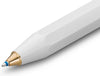 Kaweco - Balpen - Classic Sport - Wit - Met doosje Balpenvullingen MEDIUM Zwart