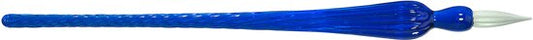 Glazen dip pen set Blauw - Potje Octopus inkt brown penquin