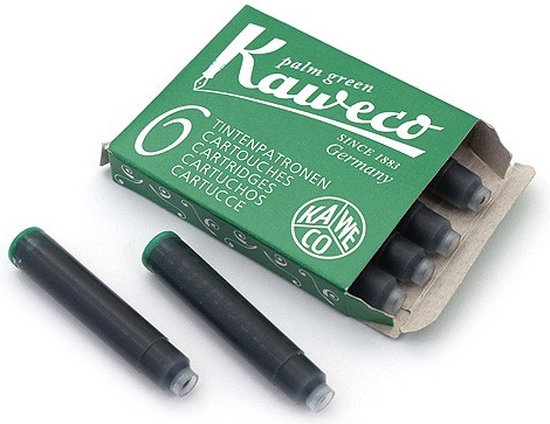 Kaweco - Vulpen vullingen - 4 doosjes - Groen - Palm Groen