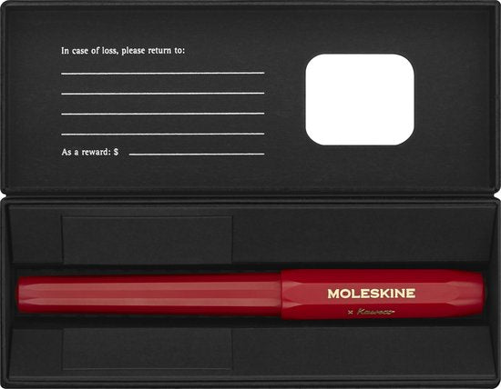 Moleskine X Kaweco Vulpen, Medium, Rood