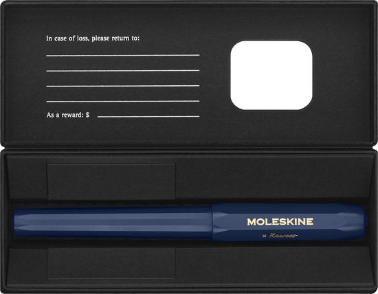 Moleskine X Kaweco Vulpen, Medium, Blauw