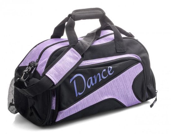 Katz - Sporttas Dance - Zwart Paars - Glitter - 21x38x20