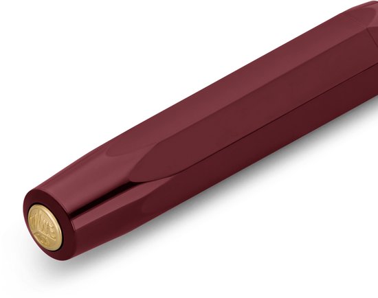 Kaweco - Cadeau - pennenset- (6delig) - Etui - Vulpen Extra Fine met Clip - Balpen - Burgundy - Inktpatronen - Balpenvullingen Blauw Medium