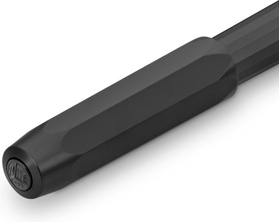 Kaweco - Vulpen met Clip - Perkeo - ZWART - MEDIUM - Zwarte Twister - Doosje vullingen