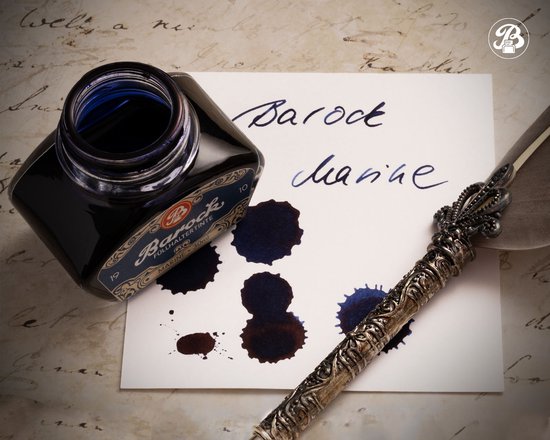 Octopus - Barok - Vulpeninkt - Schrijfinkt - Marine - 30ml - Met Converter