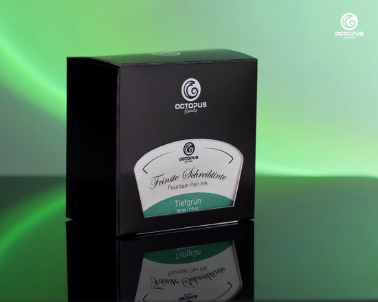 Octopus - Vulpeninkt - Schrijfinkt - Diepgroen - 30ml - Met Converter