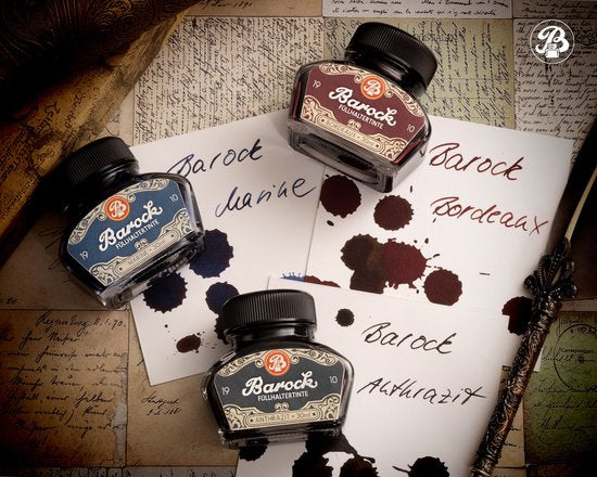 Octopus - Barok - Vulpeninkt - Schrijfinkt - Bordeaux - 30ml - Met Converter