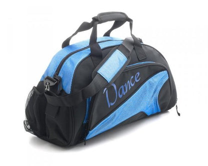 Katz - Sporttas - Dance - Zwart Royal Blue - Glitter - 30x45x23