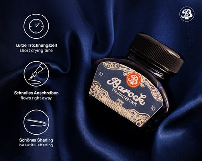 Octopus - Barok - Vulpeninkt - Schrijfinkt - Marine - 30ml - Met Converter