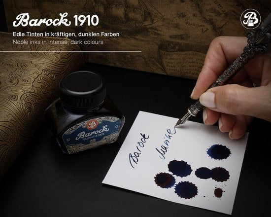 Octopus - Barok - Vulpeninkt - Schrijfinkt - Marine - 30ml - Met Converter