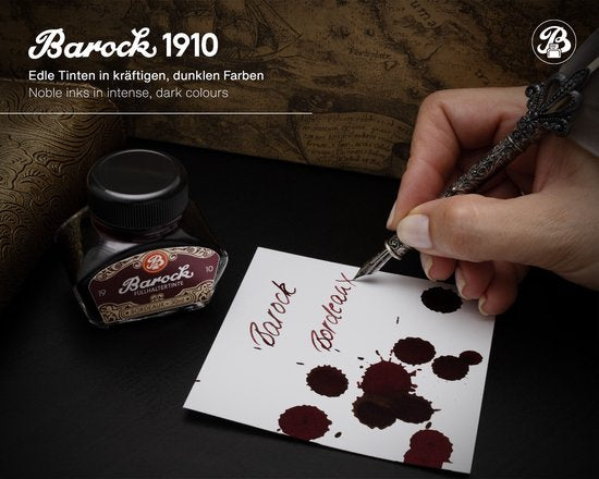 Octopus - Barok - Vulpeninkt - Schrijfinkt - Bordeaux - 30ml - Met Converter