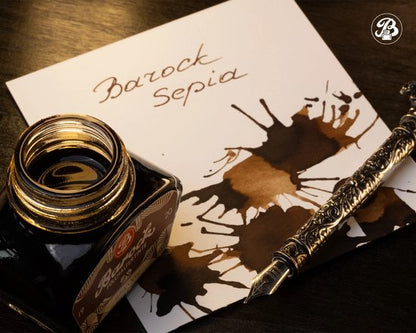 Octopus - Barok - Vulpeninkt - Schrijfinkt - Sepia - 30ml - Met Converter