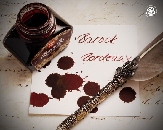 Octopus - Barok - Vulpeninkt - Schrijfinkt - Bordeaux - 30ml - Met Converter