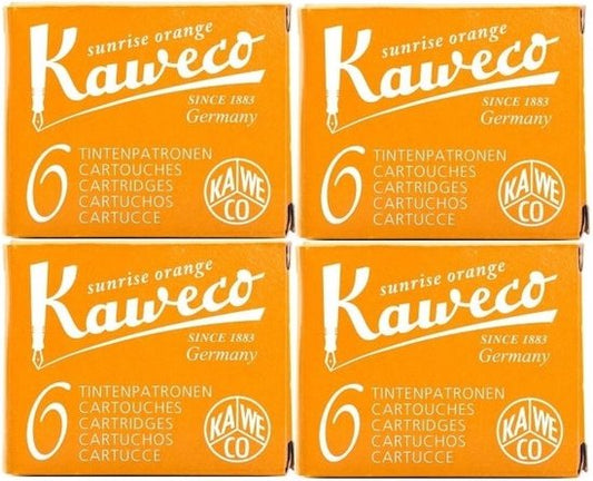 Kaweco - Vulpen vullingen - 4 doosjes - Oranje - Sunrise Orange