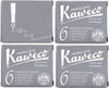 Kaweco - Vulpen vullingen - 4 doosjes - Grijs - Smokey Grey
