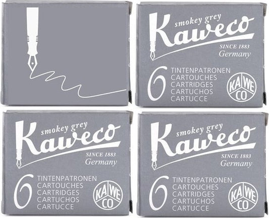 Kaweco - Vulpen vullingen - 4 doosjes - Grijs - Smokey Grey