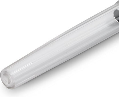 Kaweco - STUDENT - Fountain Pen - Clear Transparent - met extra doosje zwarte vullingen - (F) Fine (1 vulpen)