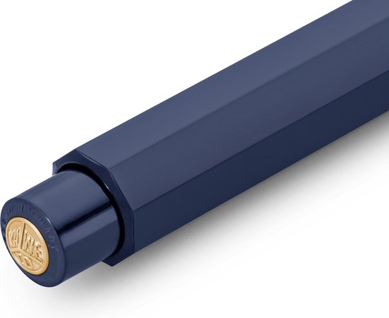 Kaweco - Vulpotlood - 3,2 - Sport Classic Navy - Nostalgic Octagonal Clip Vergoldet