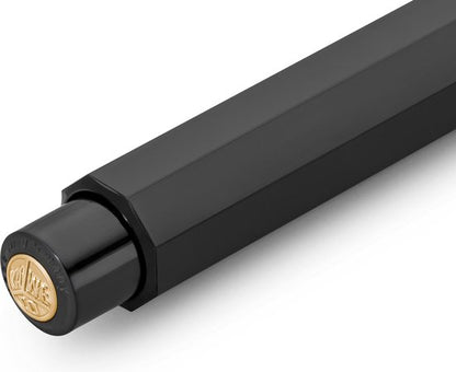 Kaweco - Vulpotlood 3,2 - Classic Sport - Oktogonal Clip Vergoldet - Zwart - Met doosje vullingen