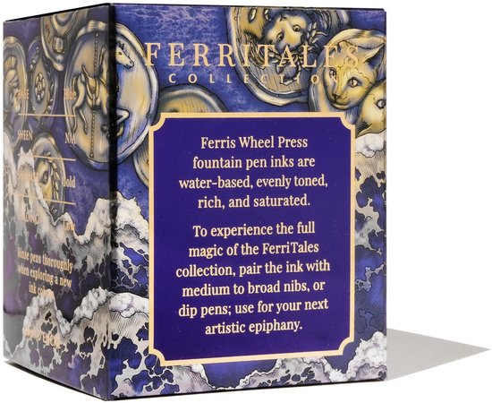 Ferris Wheel - Schrijfinkt - 20ml - FerriTales | The King Midas - Tides of Midas - Blauw