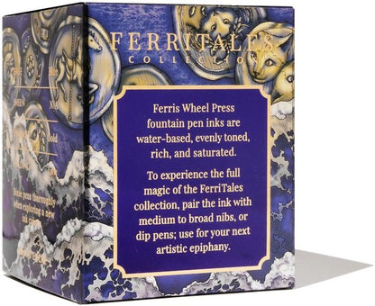 Ferris Wheel - Schrijfinkt - 20ml - FerriTales | The King Midas - Tides of Midas - Blauw