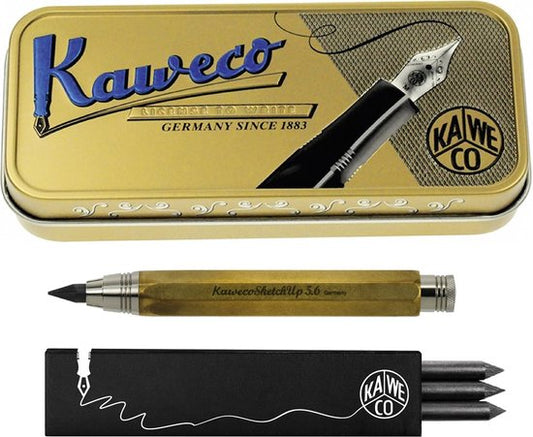 Kaweco Cadeauset SKETCH vulpotlood Copper met vullingen G in blikje