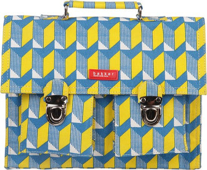 Bakker Made With Love - Faitraide - Schooltas - Schoudertas - Wantanabe Yellow - 30 x 37 x 8 cm