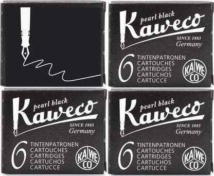 Kaweco - Vulpen vullingen - 4 doosjes - Zwart - Pearl Black